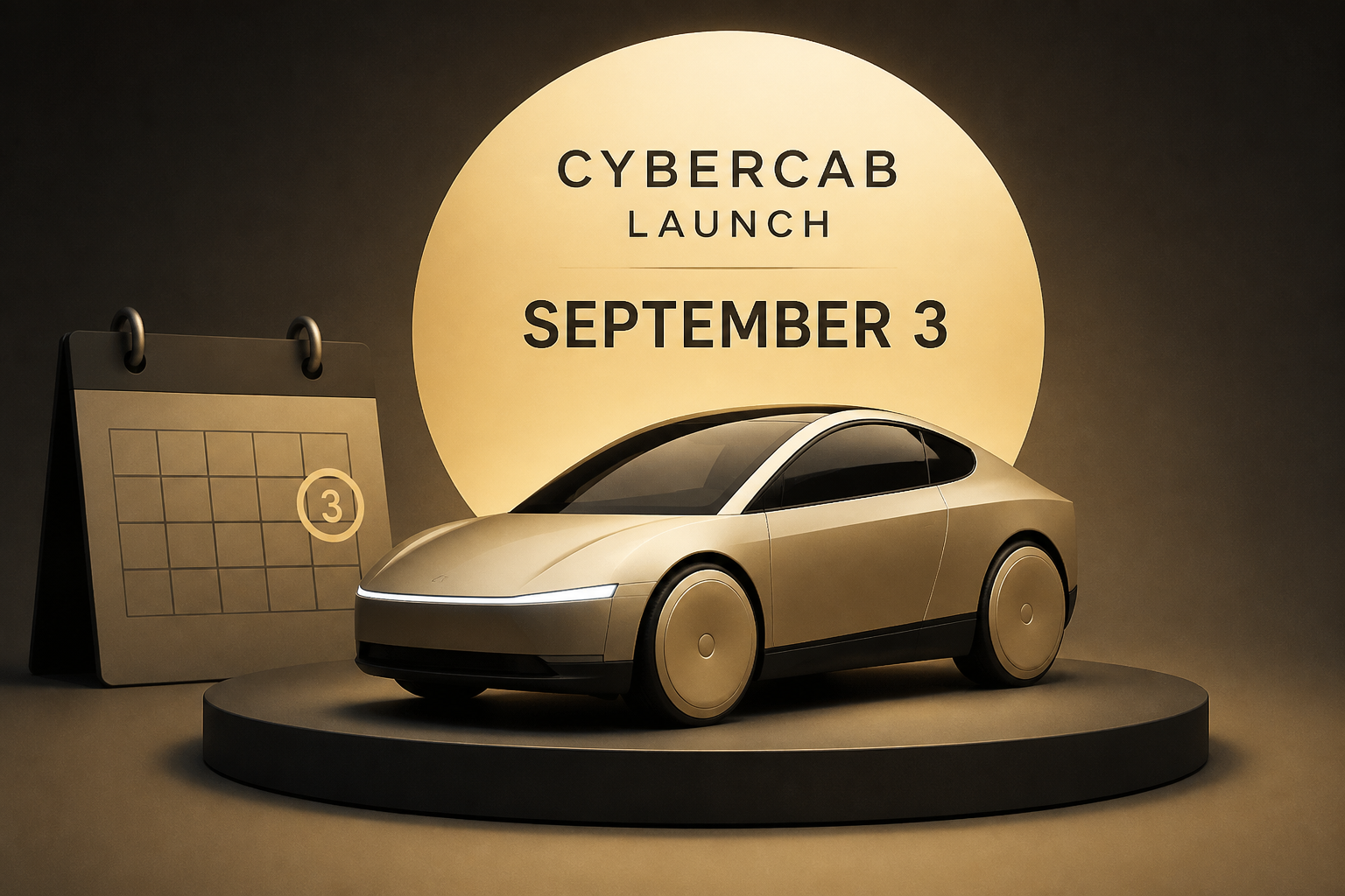 Tesla will launch Cybercab on September 3