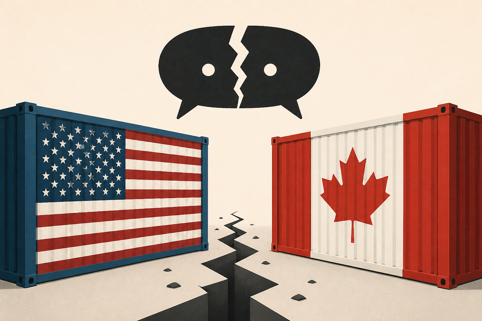 Trump blasts Canada on Truth Social after trade negotiations collapse