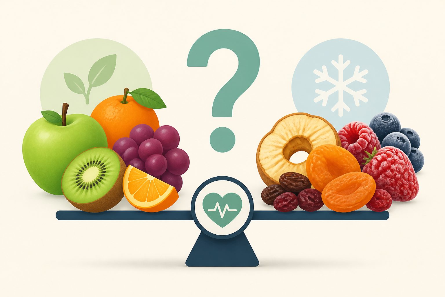 Are Dried and Frozen Fruits as Healthy as Fresh Fruits?