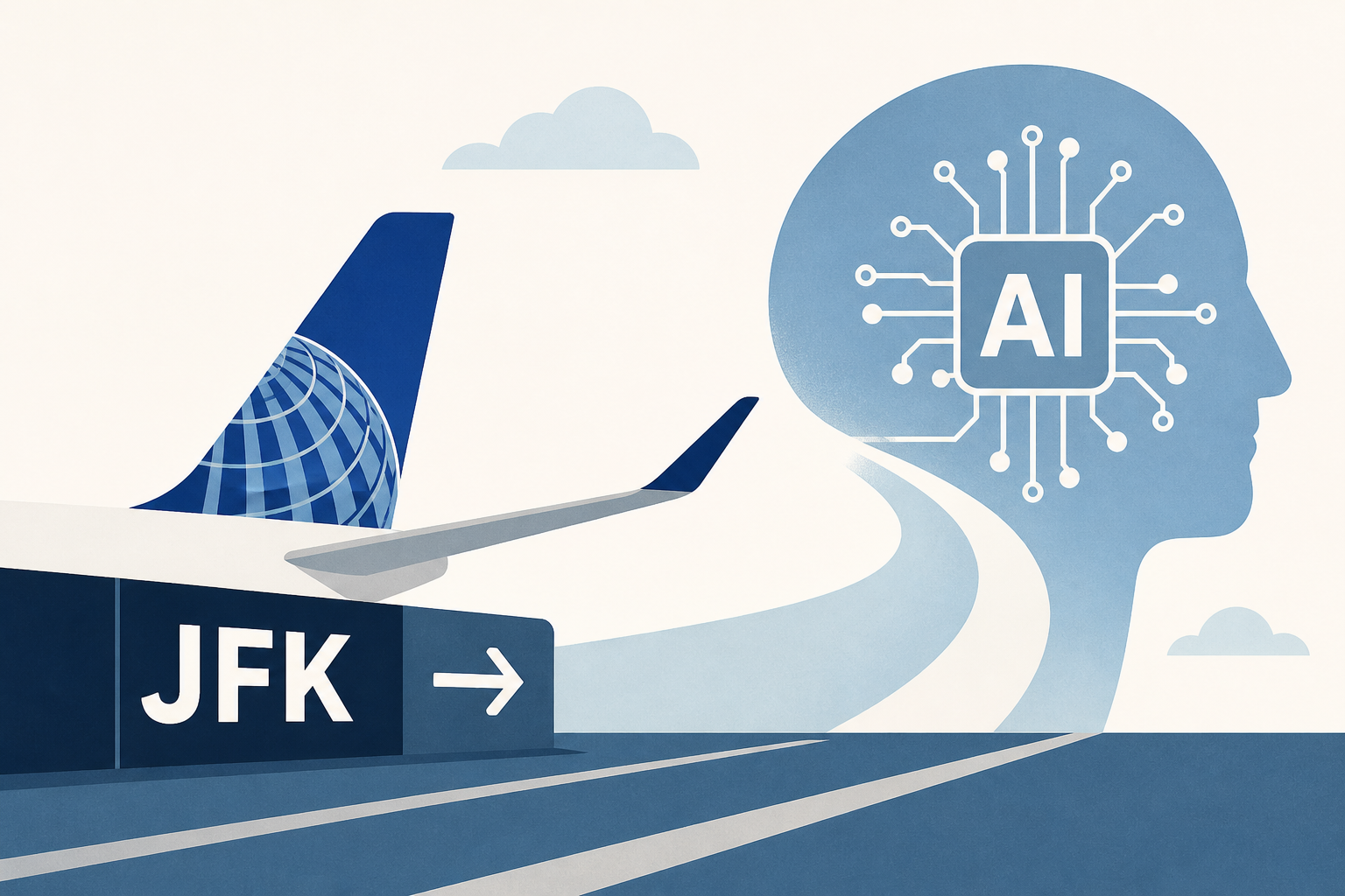 United Airlines CEO Scott Kirby talks about the future from JFK to AI