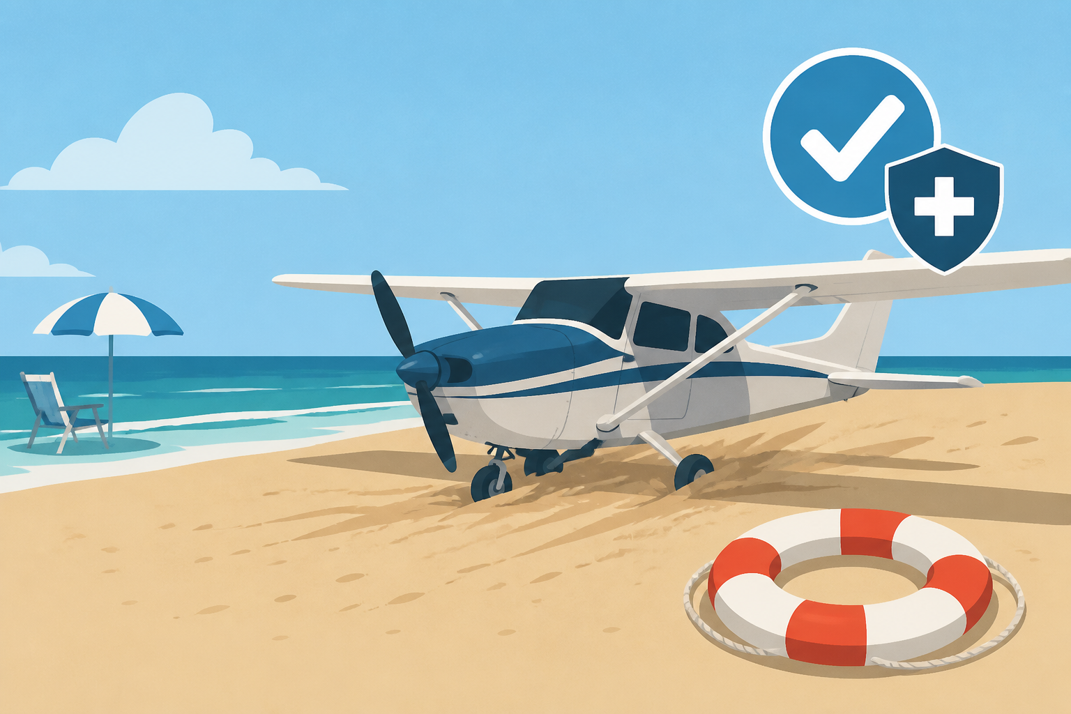 Young pilot makes emergency landing in front of Florida beachgoers -- quickly rescued uninjured