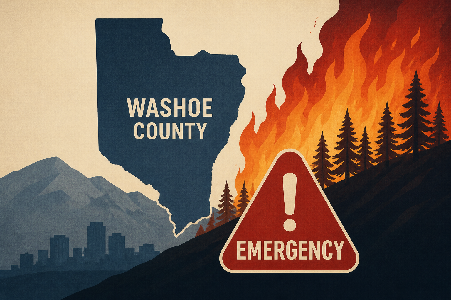 Governor Lombardo declares emergency as Hawk Fire spreads in Washoe County