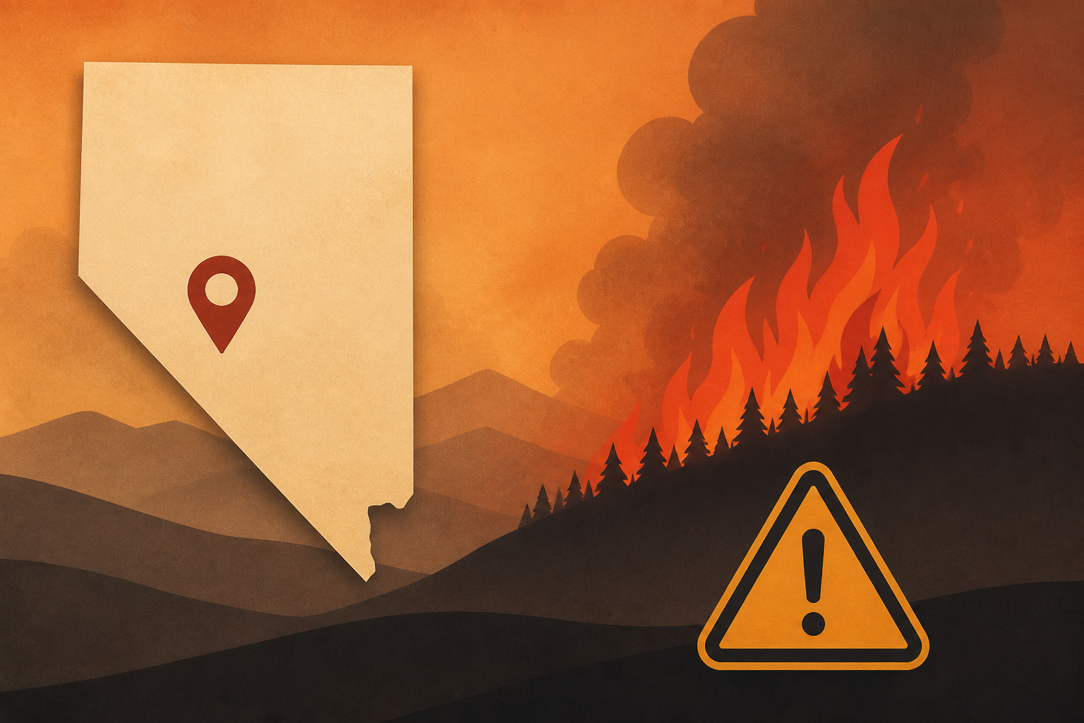 Hawk Fire: 10,500+-acre wildfire in Nevada prompts Sierra County evac warnings