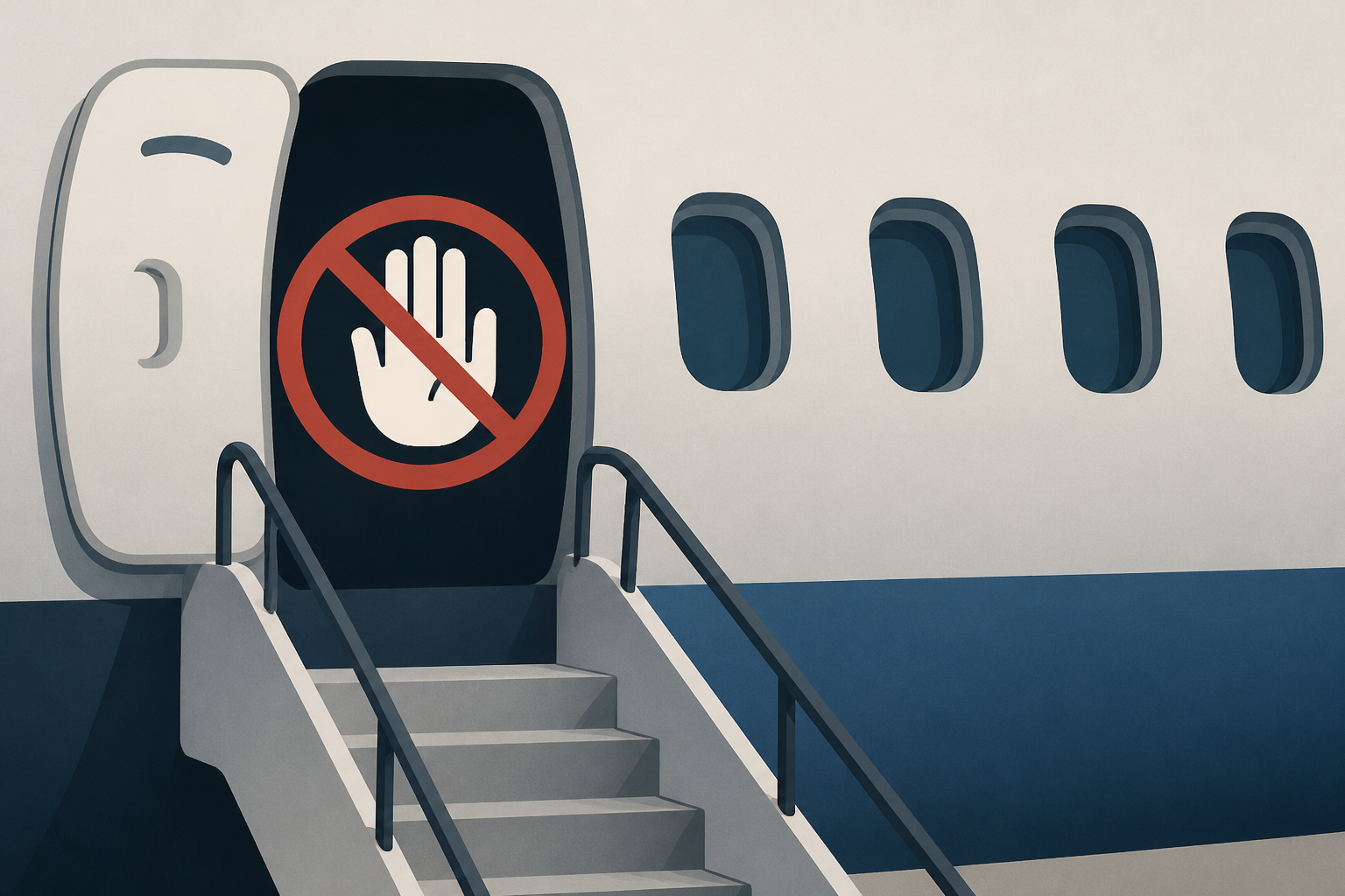 Five Men Deported by US Refuse to Disembark Plane