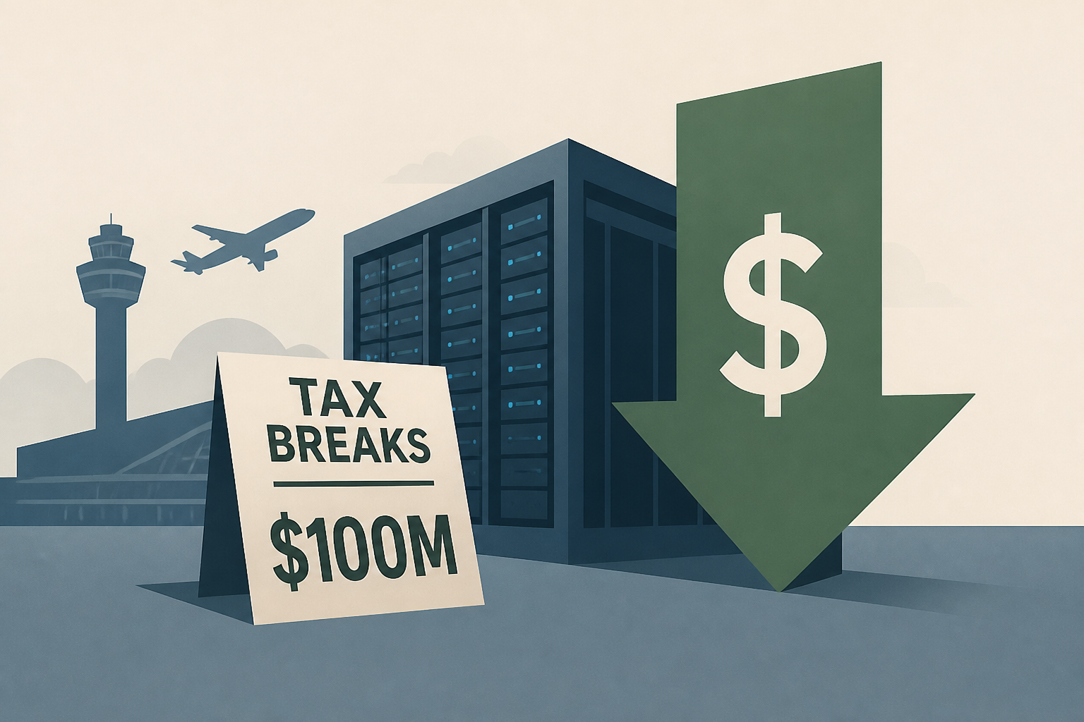Data centers near O'Hare score nearly $100M in tax breaks