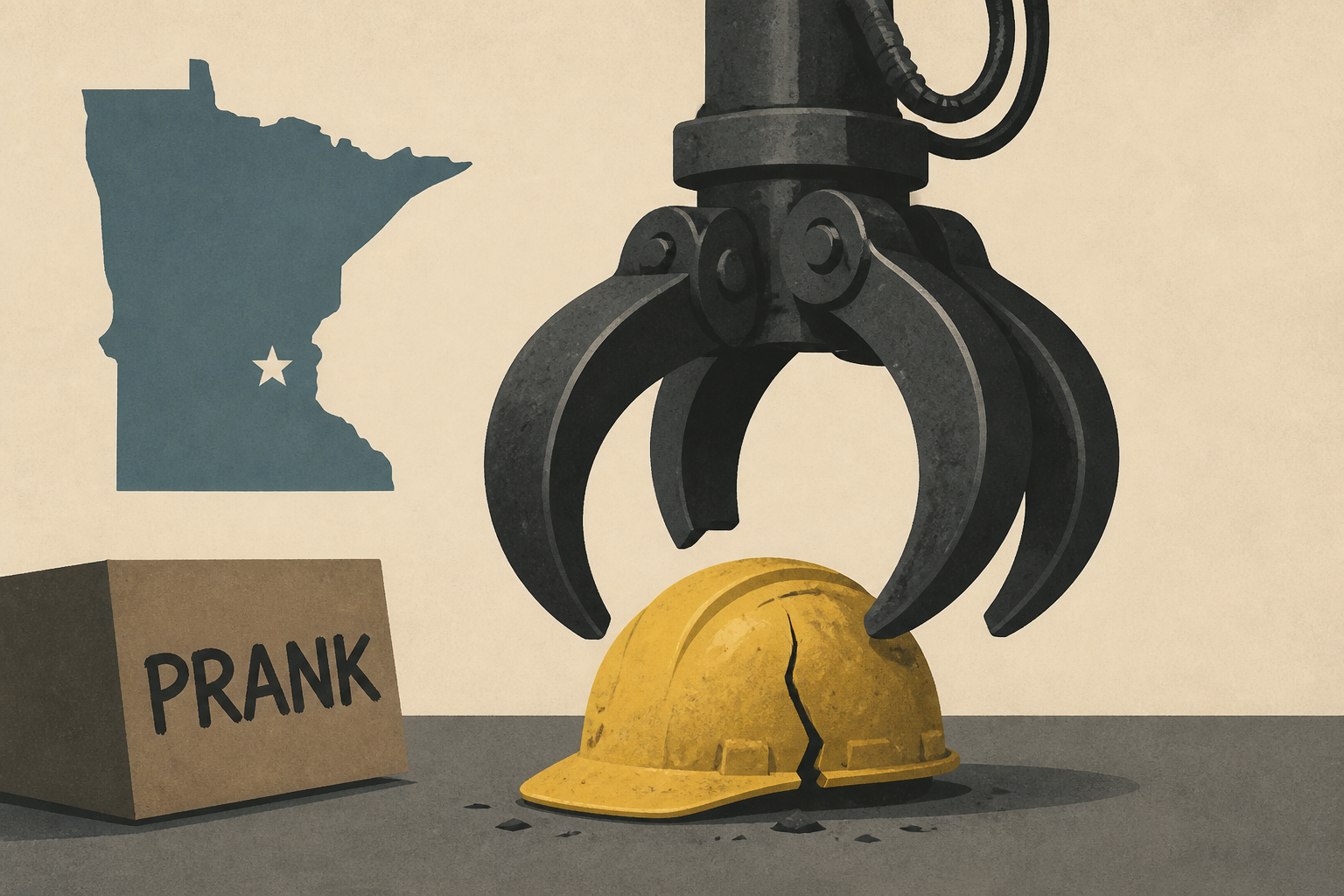 Minnesota man charged in death of co-worker crushed by hydraulic grapple in prank gone wrong