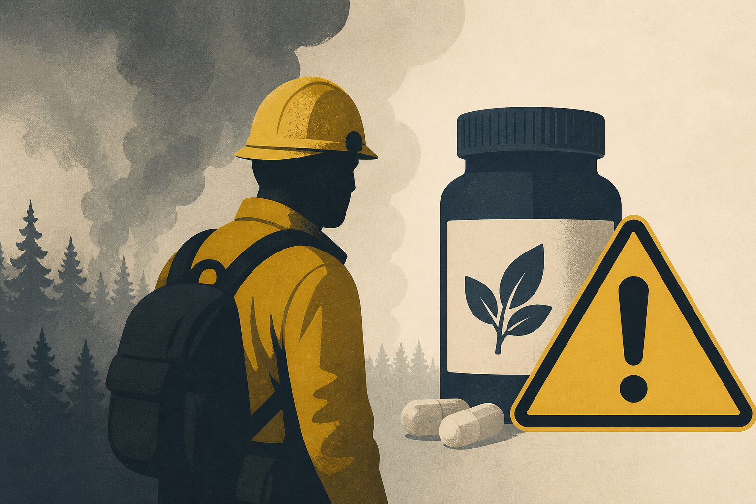 Officials warn wildland firefighters about risks of using supplement for smoke exposure