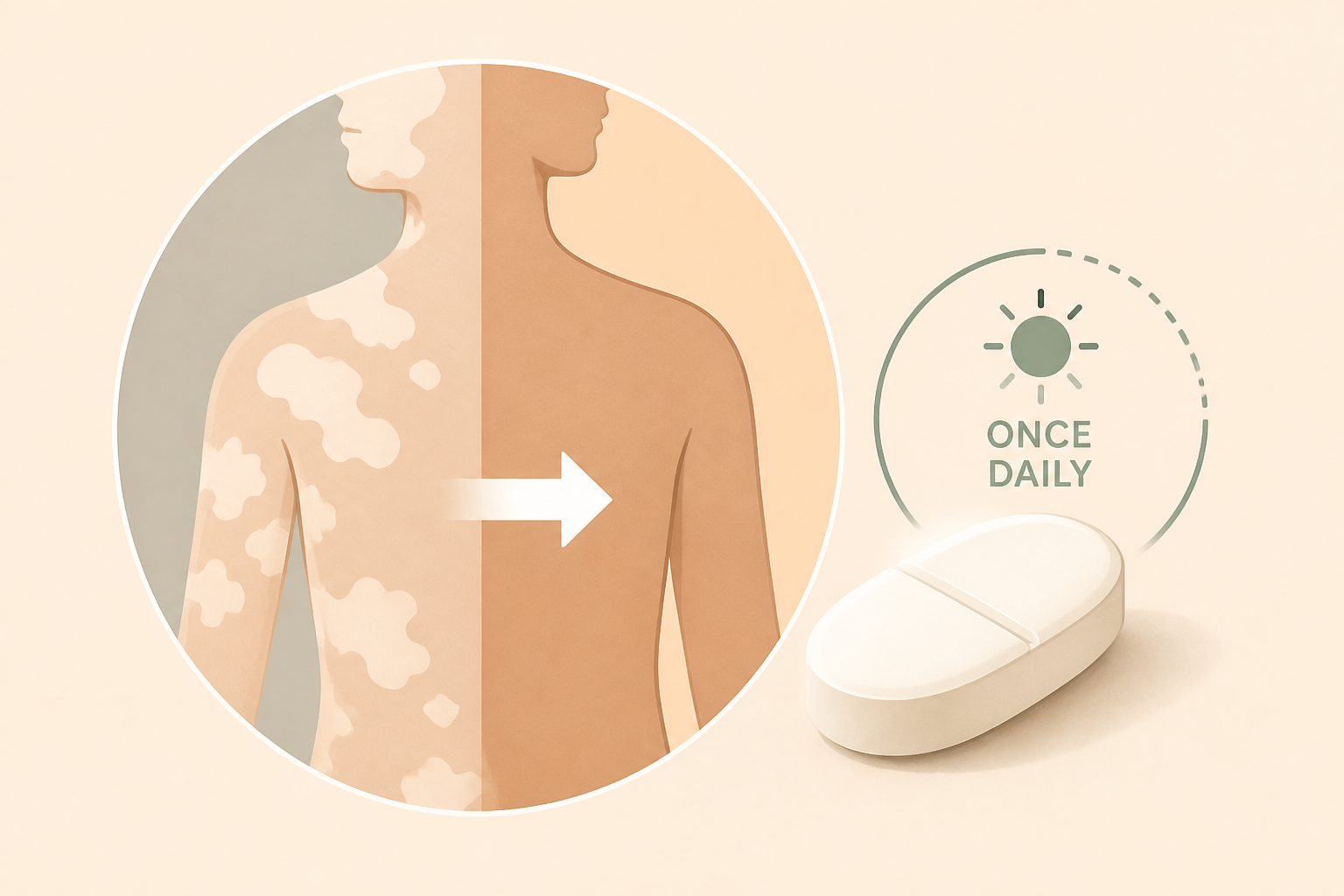 This Once-Daily Pill Helps The Skin Regain Its Color in People With Vitiligo