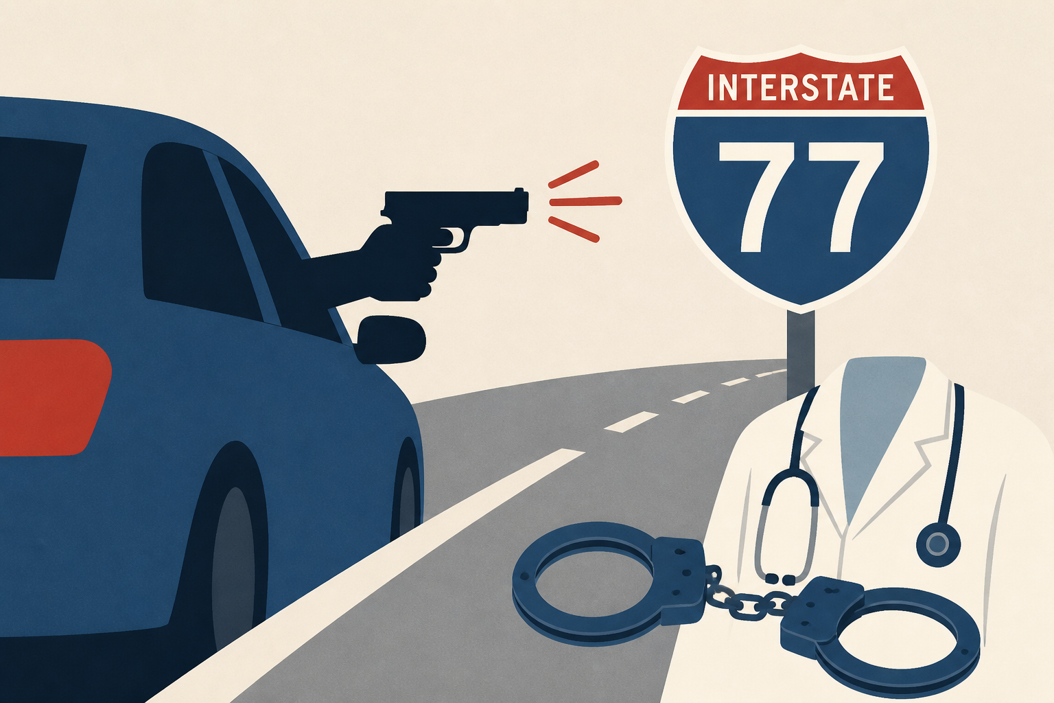 Charlotte doctor arrested in I-77 road rage shooting that injured 2 sisters, police say