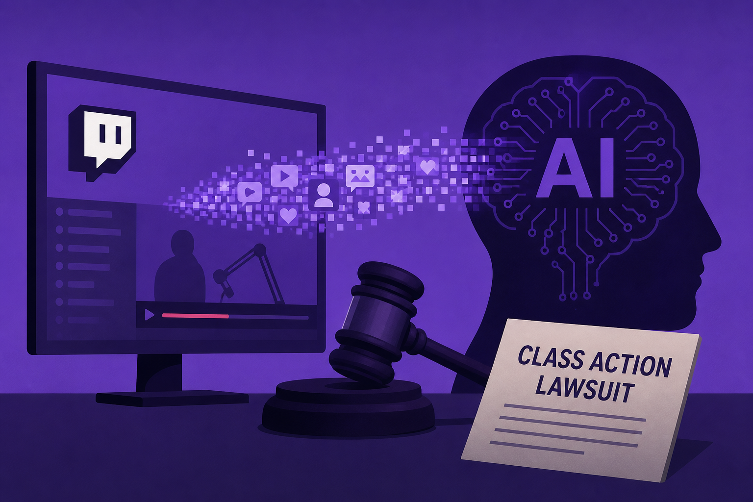 Twitch faces a class action lawsuit over using streamers' content to train Amazon's AI