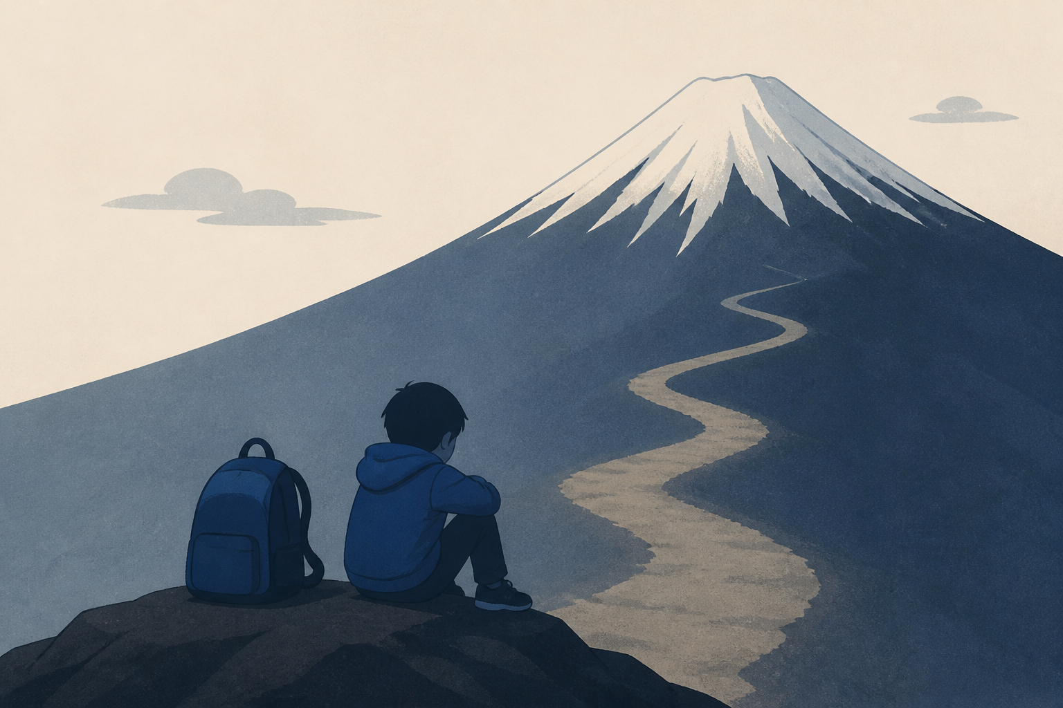 Man leaves tired 7-year-old son alone on Japan’s Mount Fuji during family hike