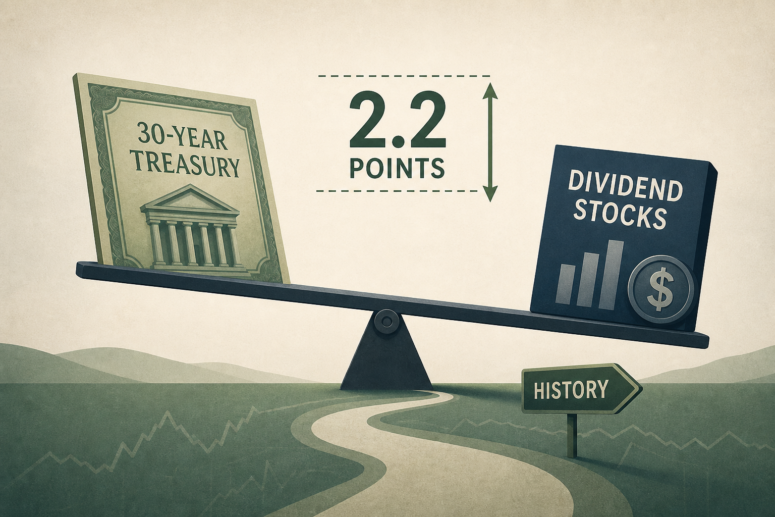 The 30-Year Treasury Now Out-Yields Dividend Stocks by 2.2 Points. History Says What Followed the Last Time.