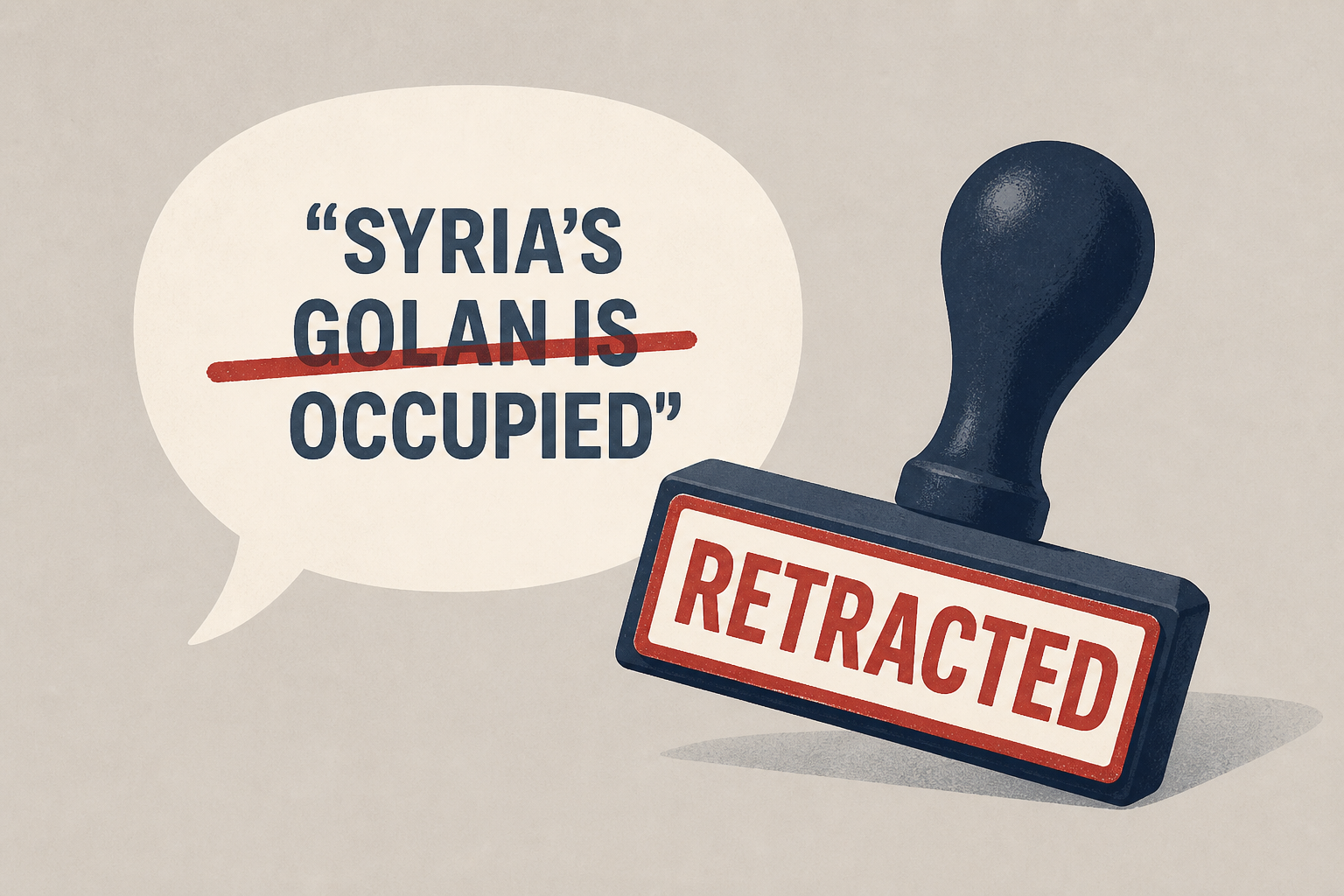 US envoy Tom Barrack retracts comment that Syria’s Golan is occupied