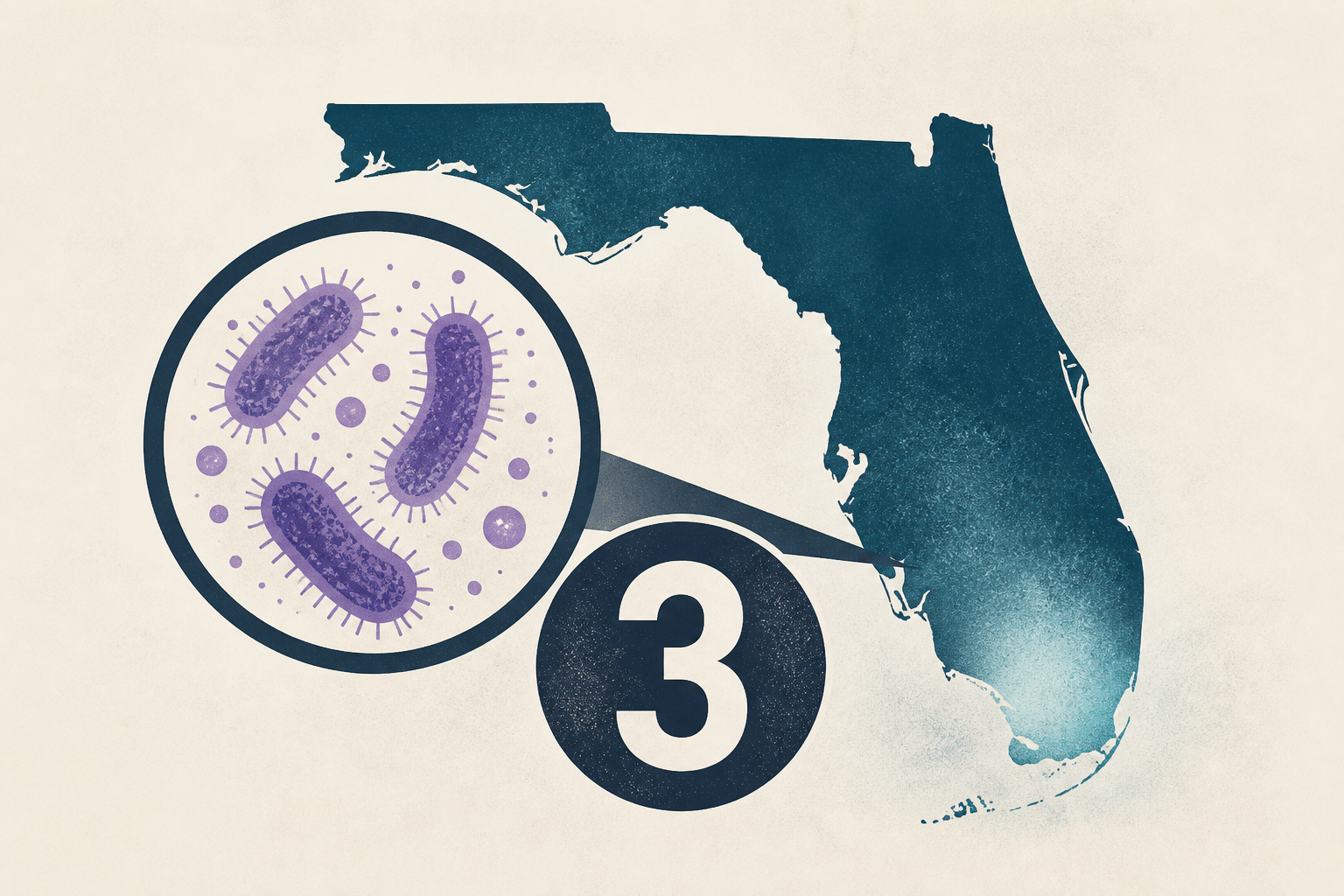 'Flesh-eating’ bacteria claims third Florida victim this year