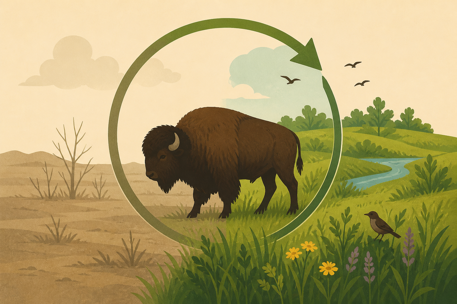 Mexico reintroduced 47 bison in 2025 after more than 100 years: Just months later, the ecosystem is restoring itself