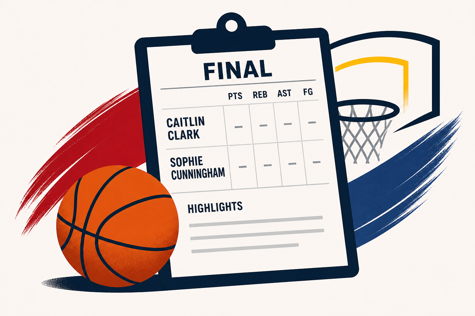 Caitlin Clark, Sophie Cunningham's Final Box Score Stats, Highlights as Fever Beat Sky