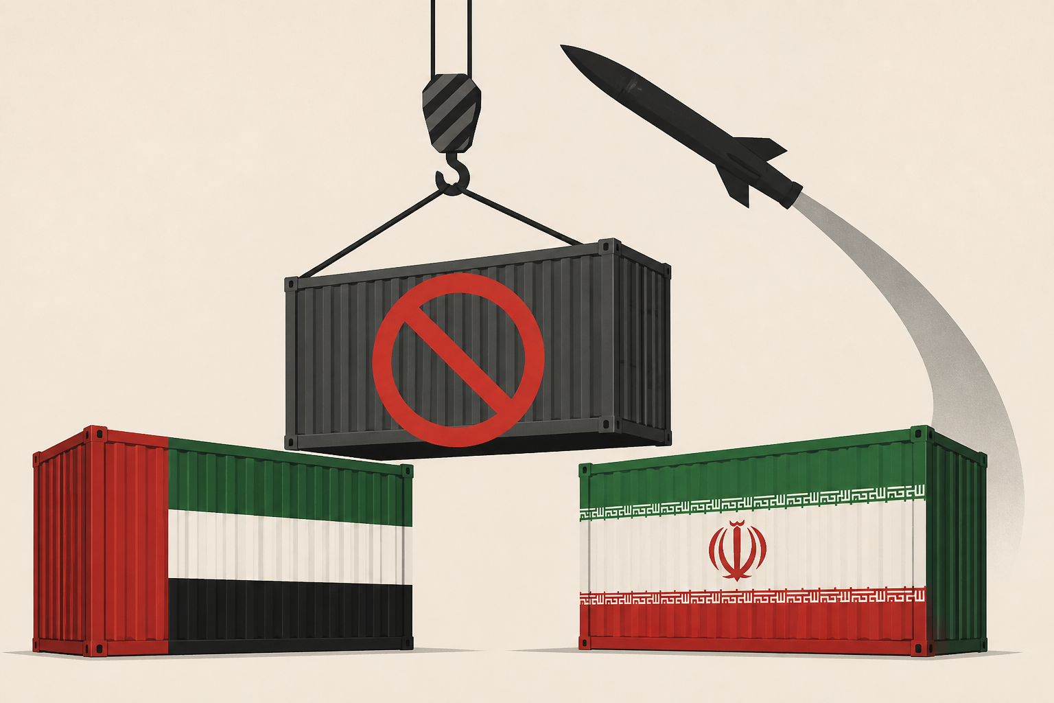 UAE suspends all trade with Iran 'until further notice' after accusing Tehran of firing ballistic missiles toward country