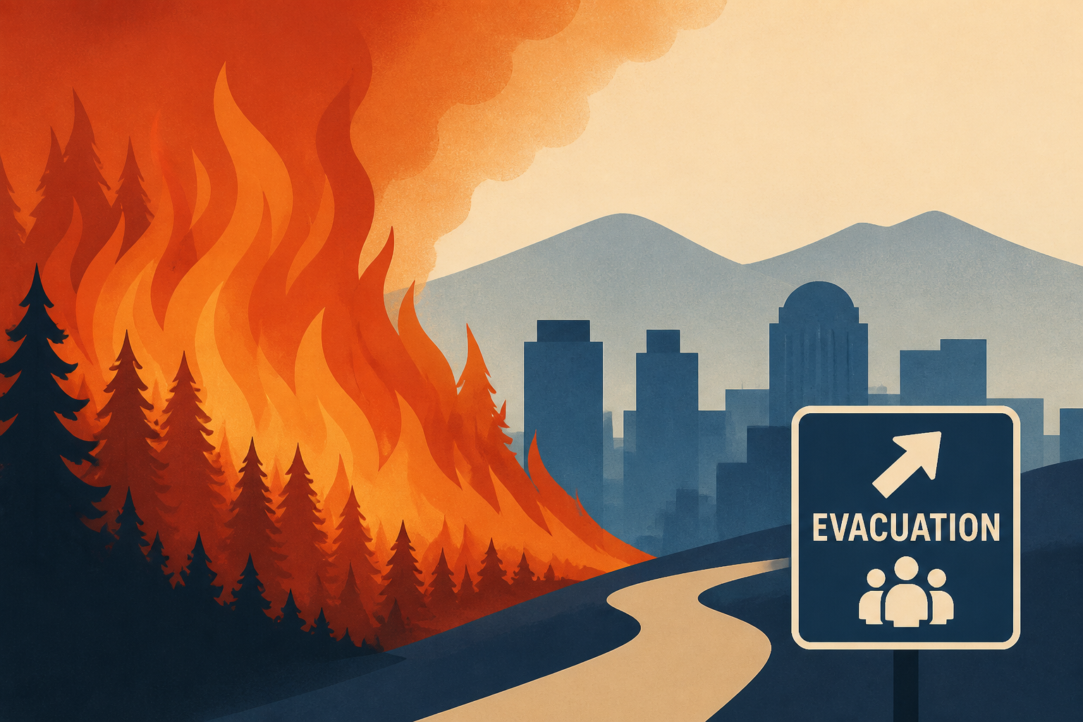 Wildfire approaches Reno, Nevada, forcing thousands to evacuate their neighborhoods