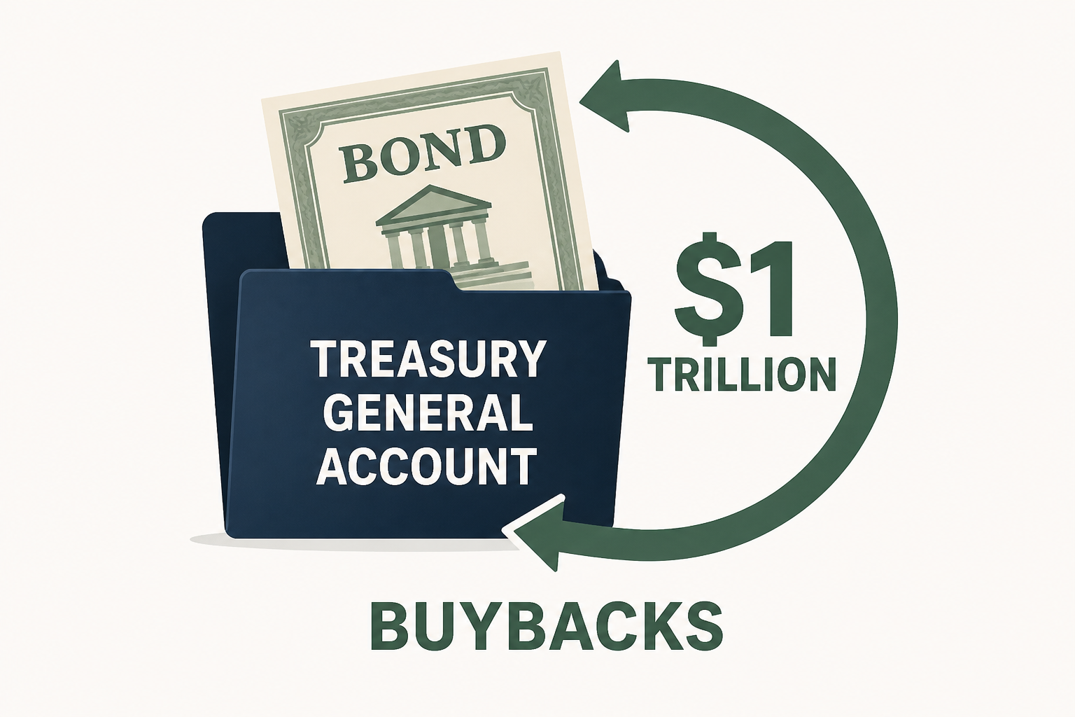 Bessent $1 trillion Treasury General Account bond buybacks