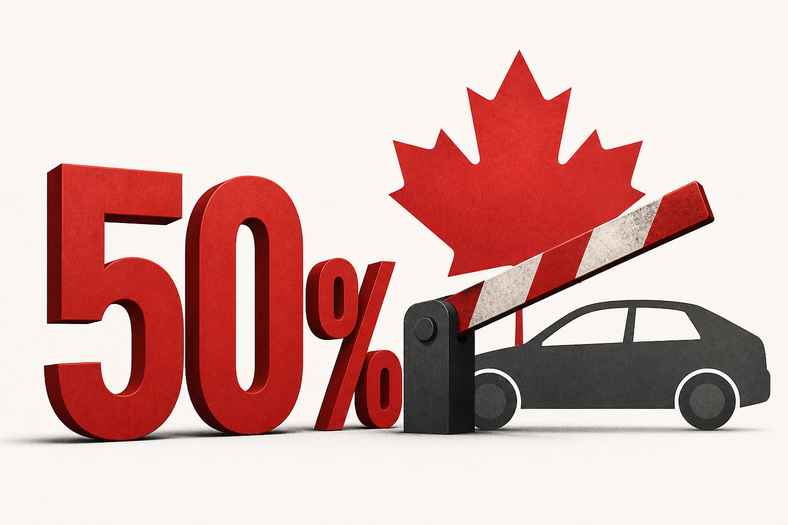 Canada auto tariffs to hit 50% amid trade war