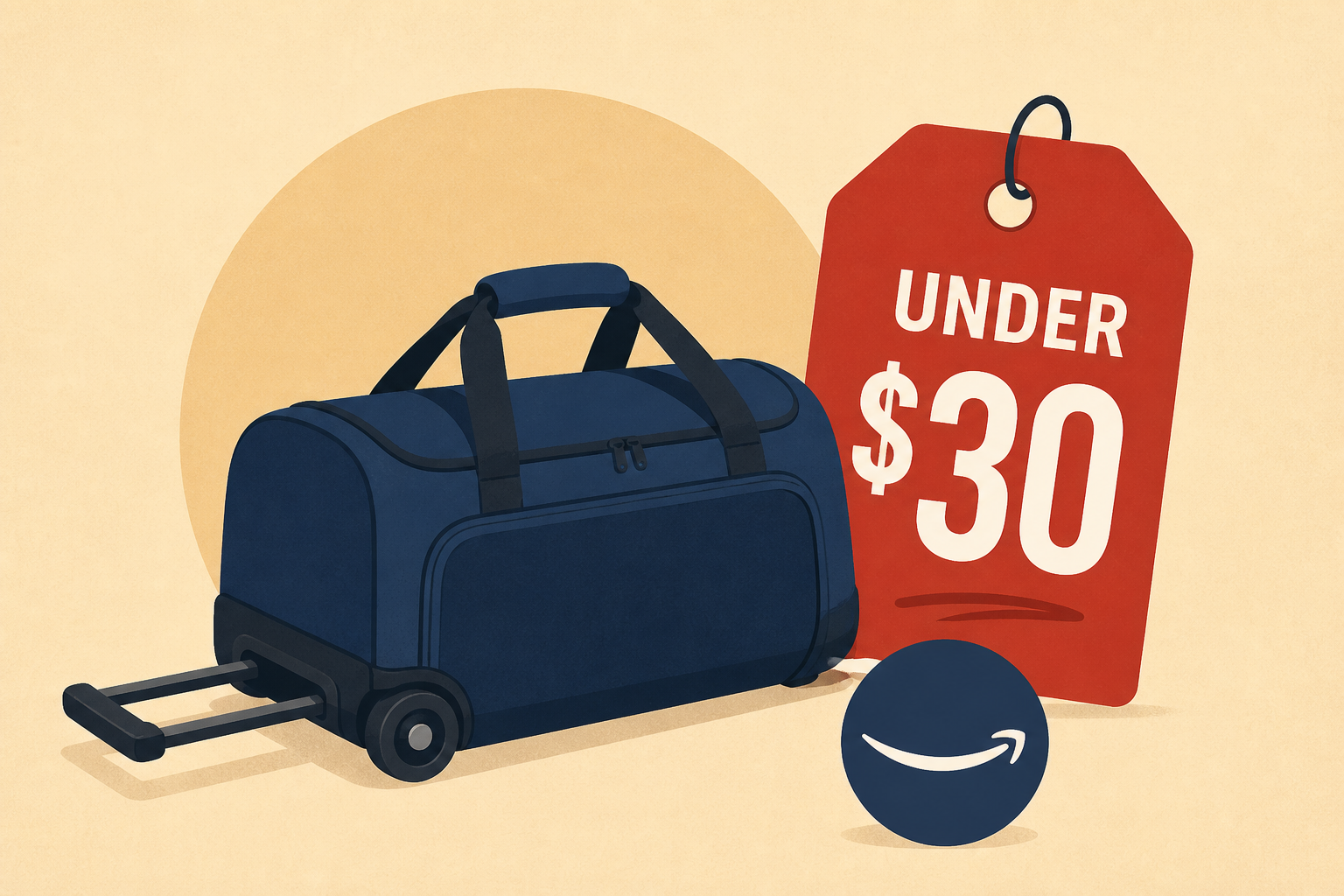 This Rockland Rolling Duffel Bag is on Sale for Under $30 on Amazon