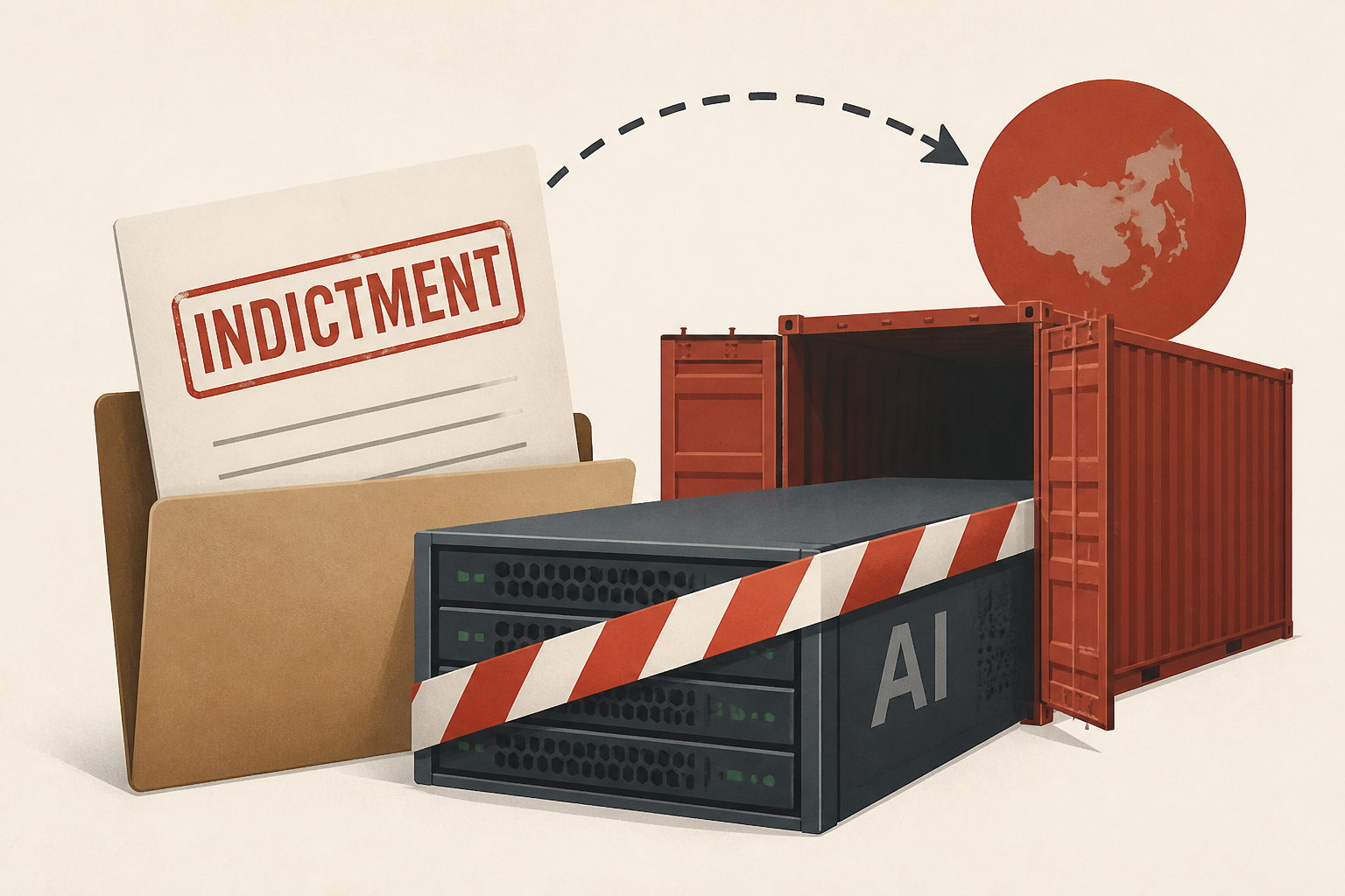 Taiwan issues indictments over alleged illegal export of AI servers to China