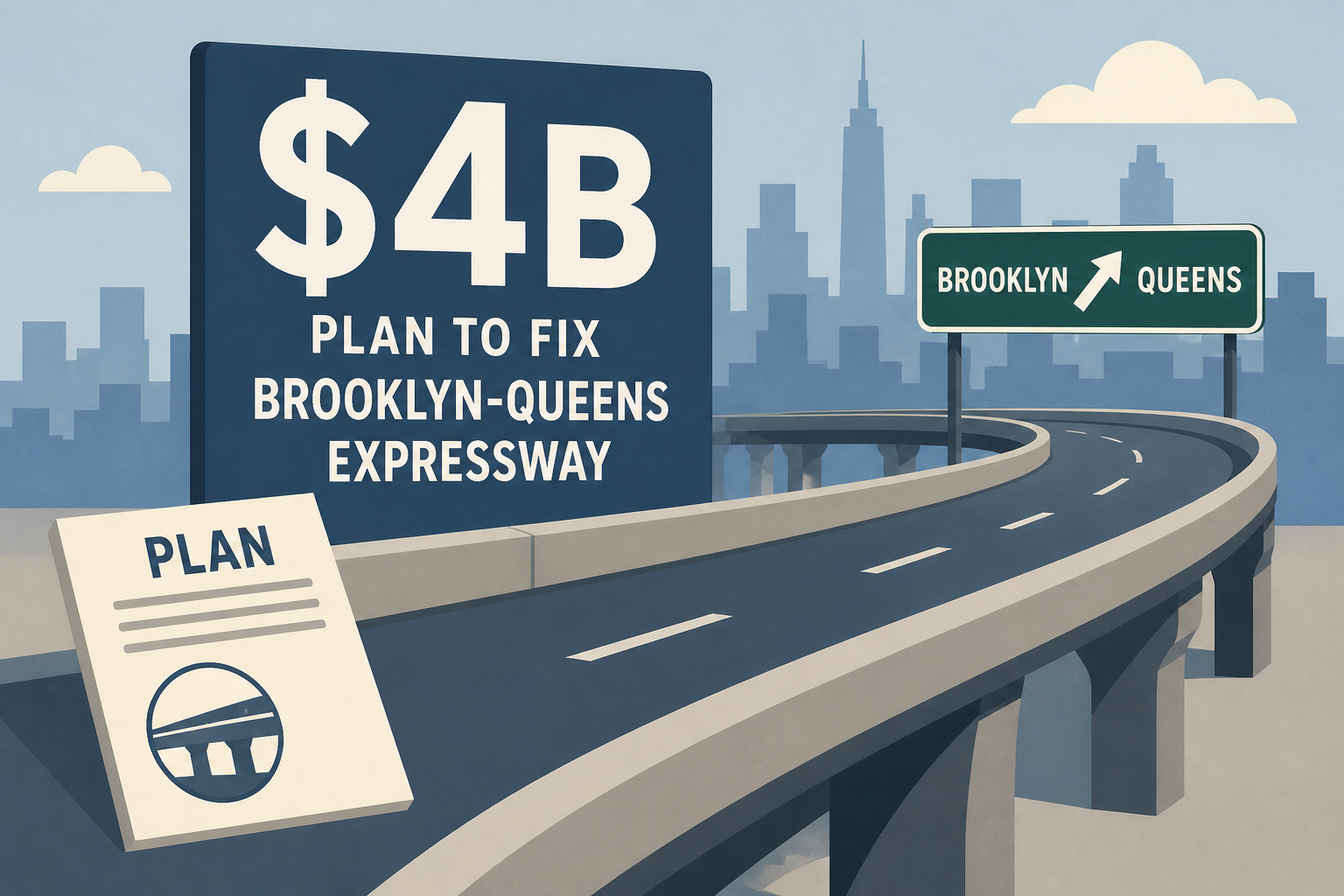 Mamdani unveils NYC's $4B plan to fix Brooklyn-Queens Expressway