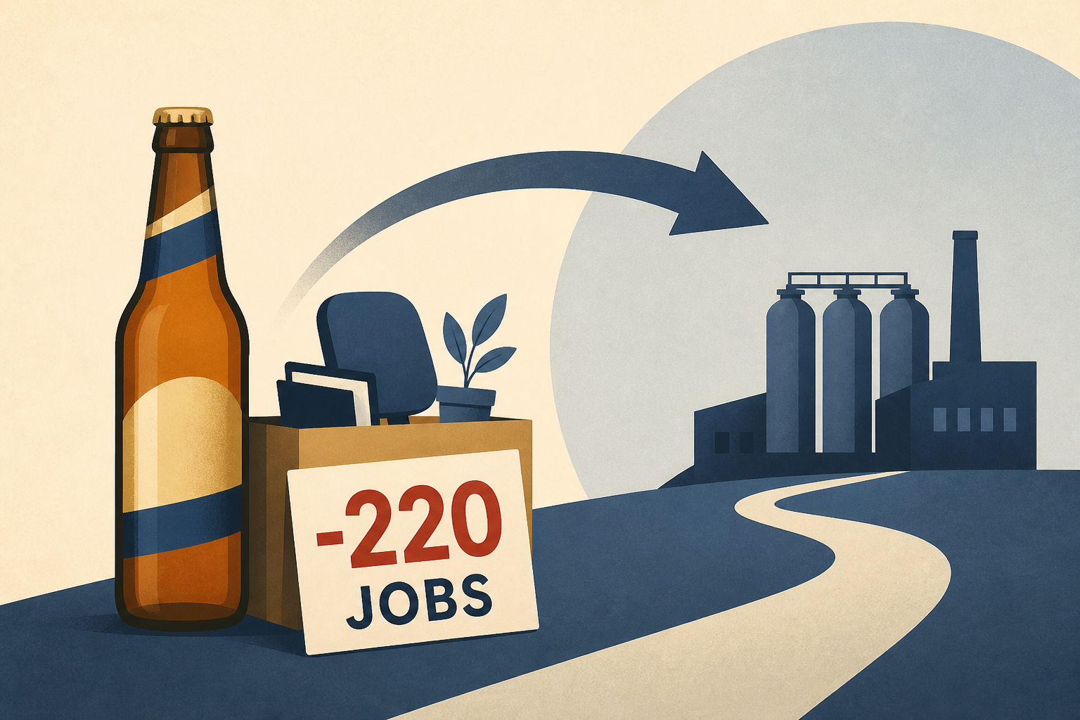 Popular beer brand to cut 220 jobs as production shifts