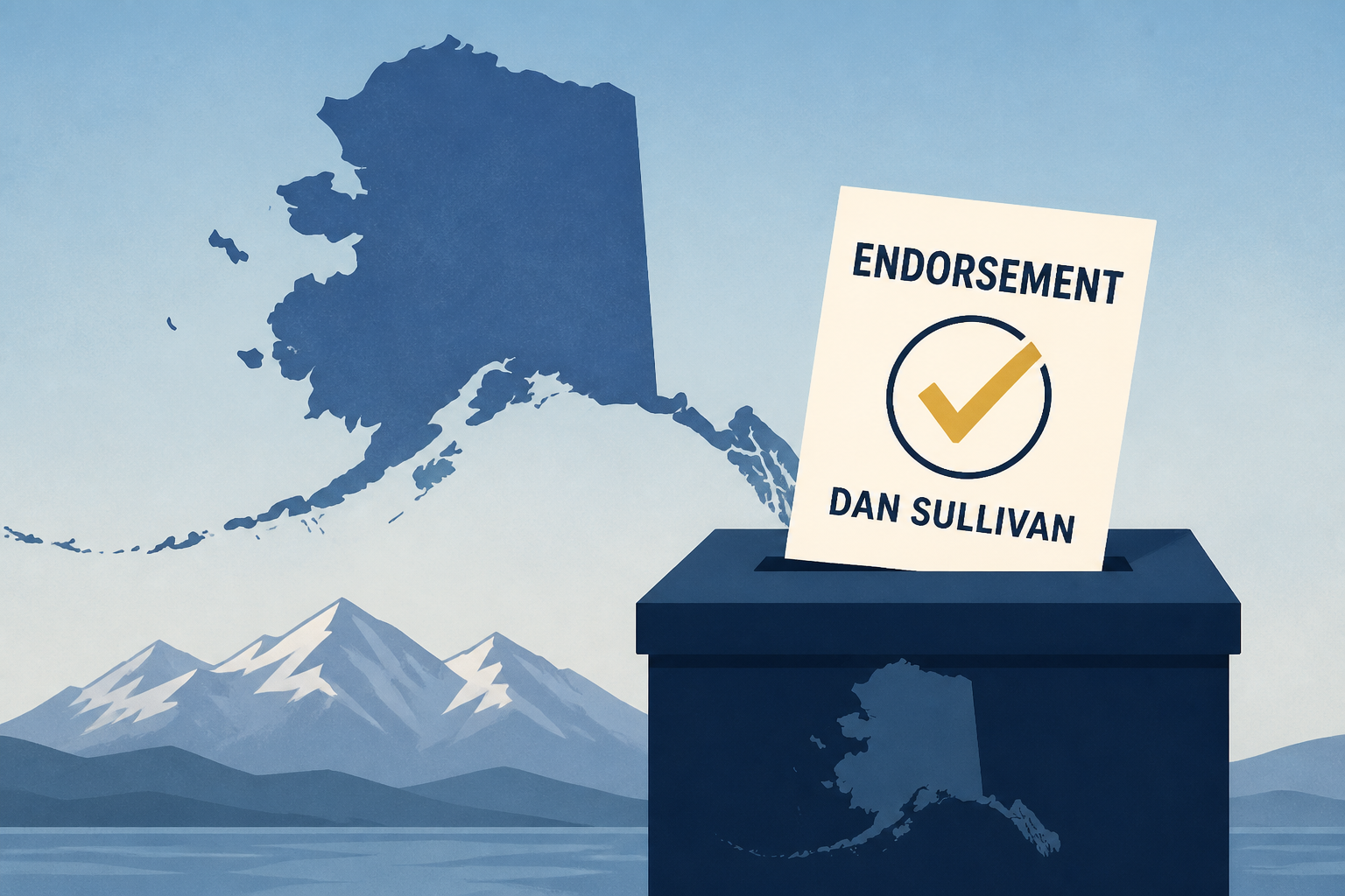 Former Anchorage mayor endorses Sen Dan Sullivan in Alaska's race