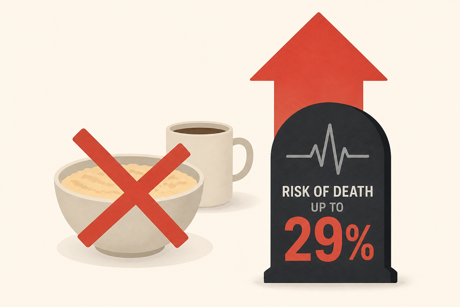 The breakfast mistake that can raise your risk of death by up to 29%