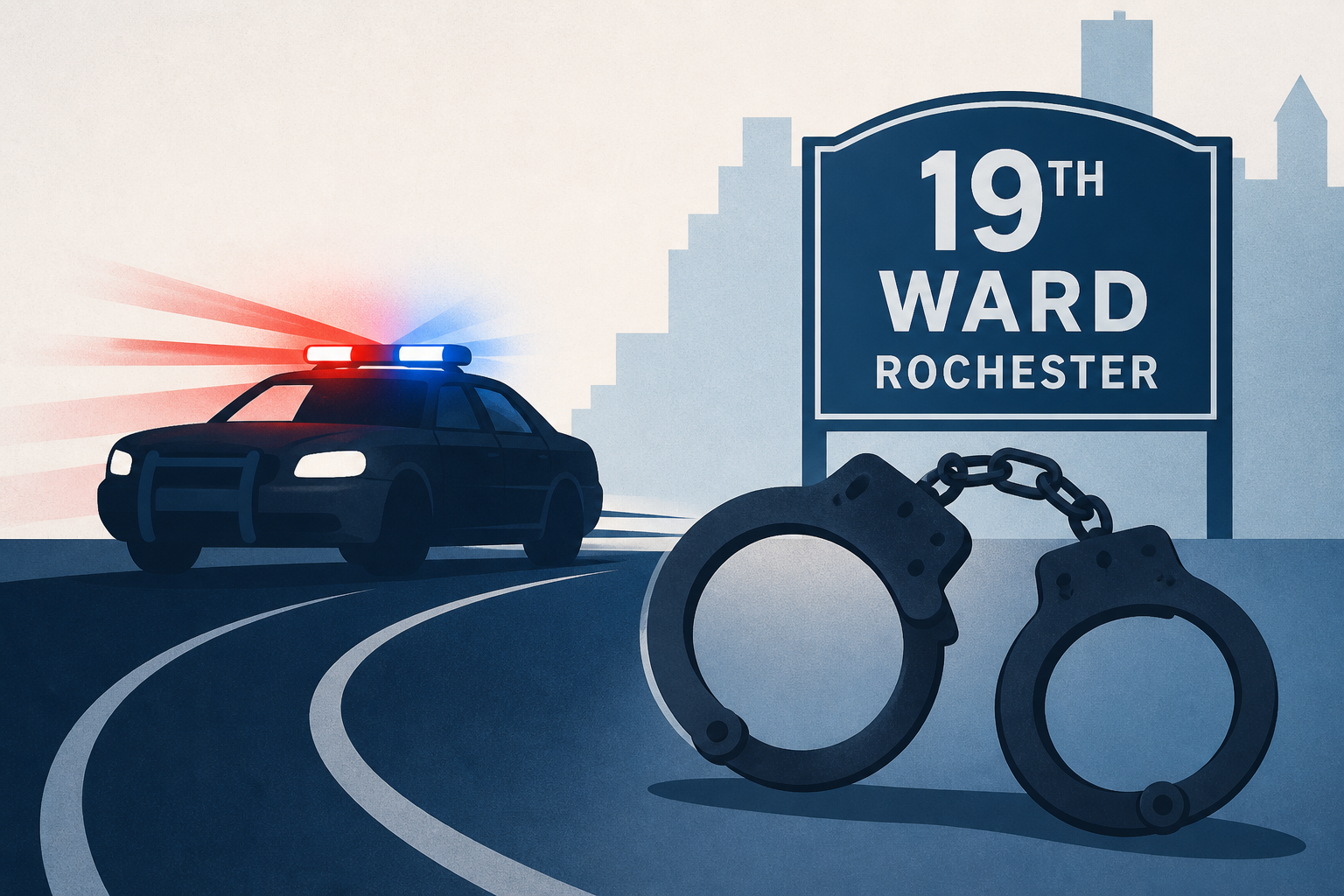 Multiple people arrested after police chase from Henrietta ends in Rochester's 19th Ward