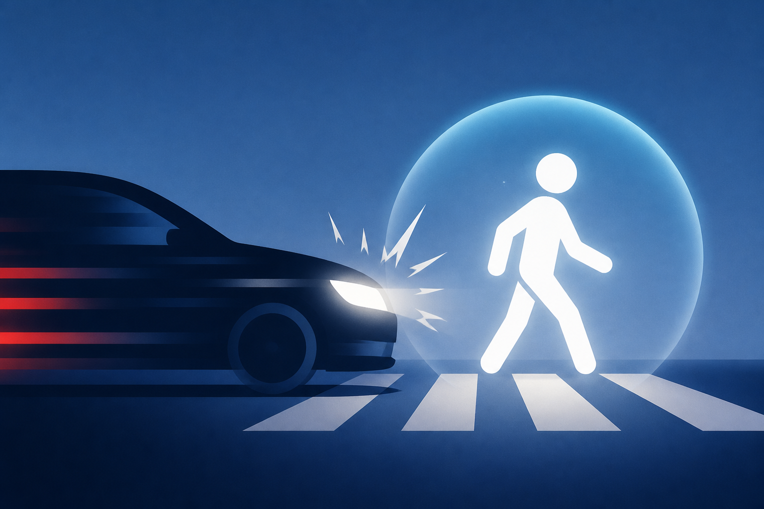 Pedestrian miraculously walks away after being hit by speeding car running light