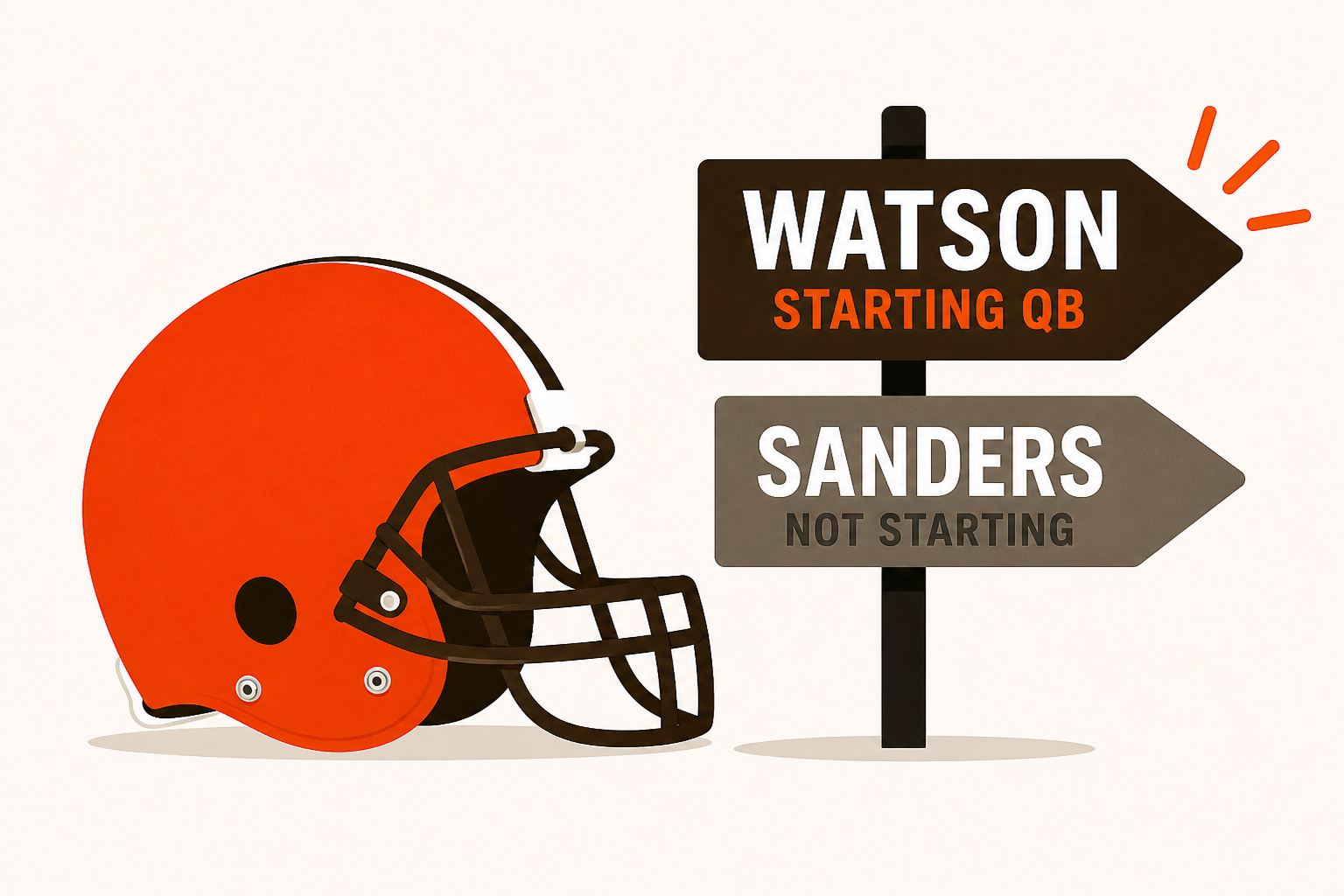 Browns name Deshaun Watson starting QB over Shedeur Sanders