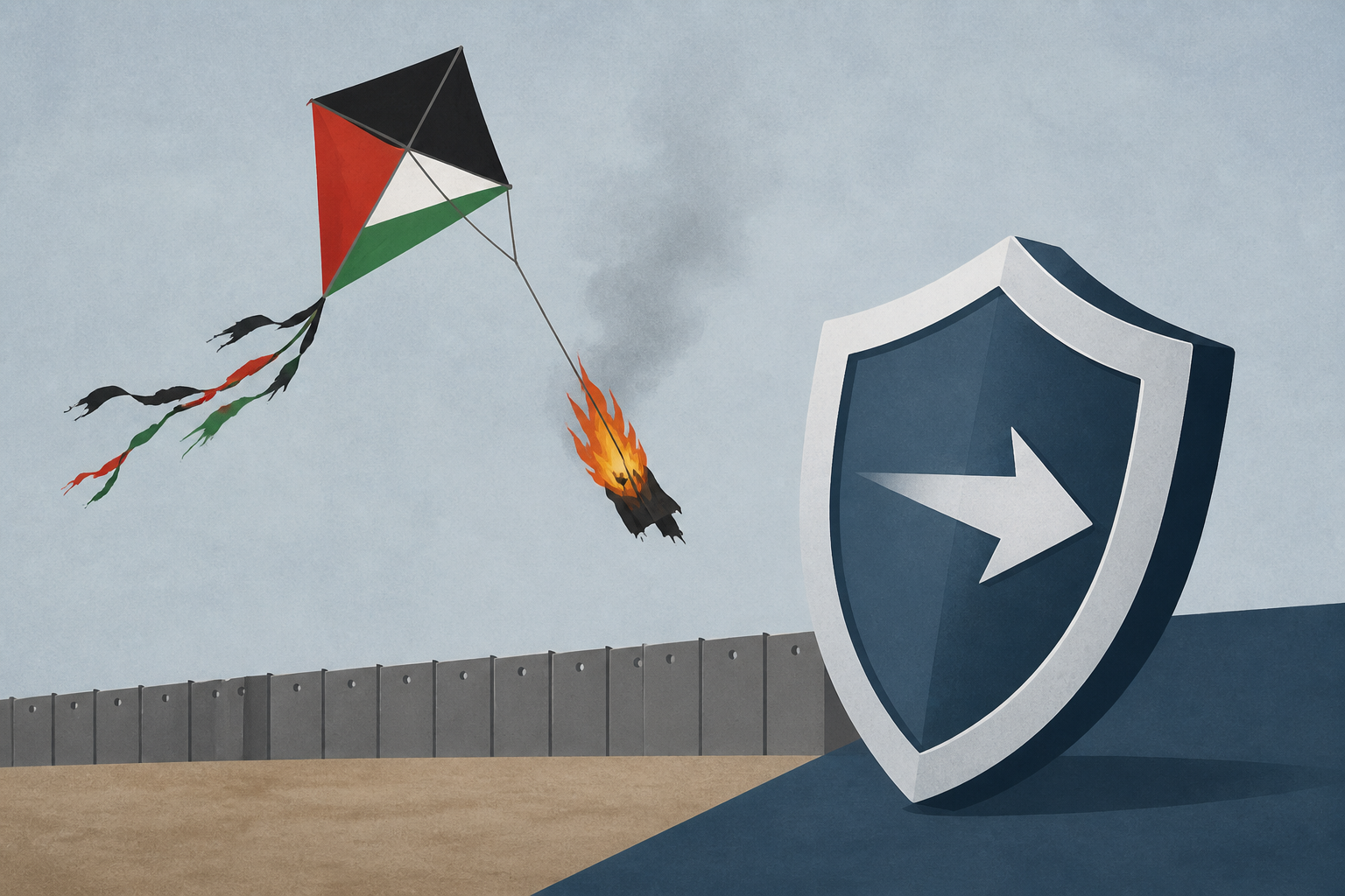 Israel warns of 'forceful' response to kites flown from Gaza