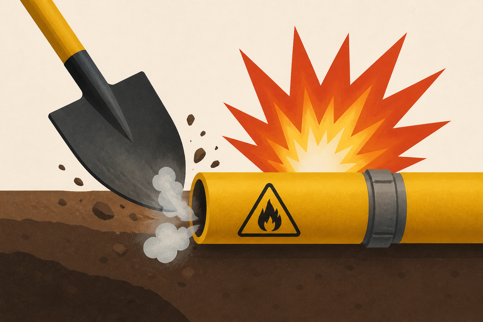 Officials: Inadvertently cut propane gas line led to explosion