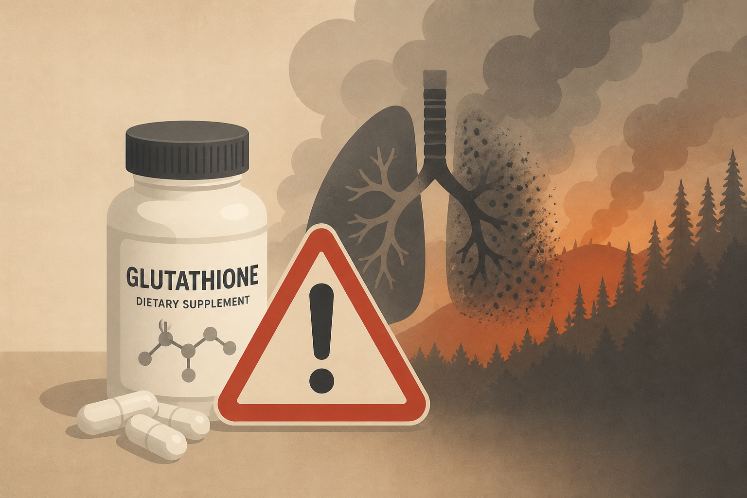 Officials warn wildland firefighters about the risks of using the supplement glutathione for smoke exposure