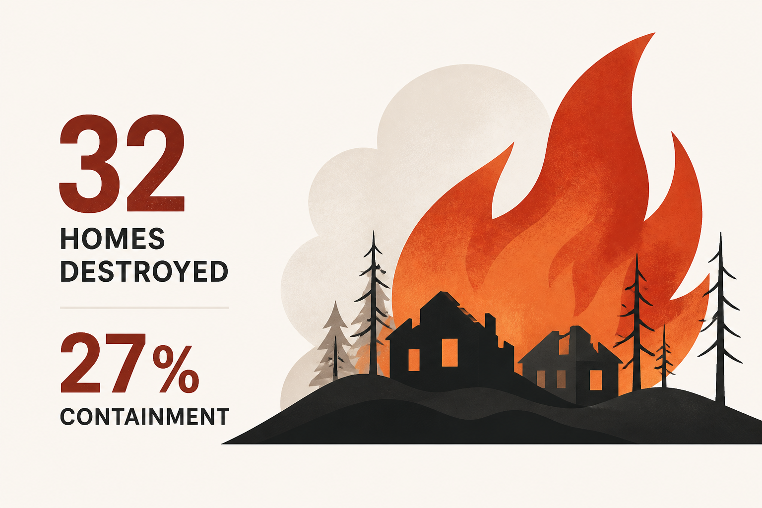 Reno Hawk Fire updates Monday: 32 homes destroyed, containment at 27%