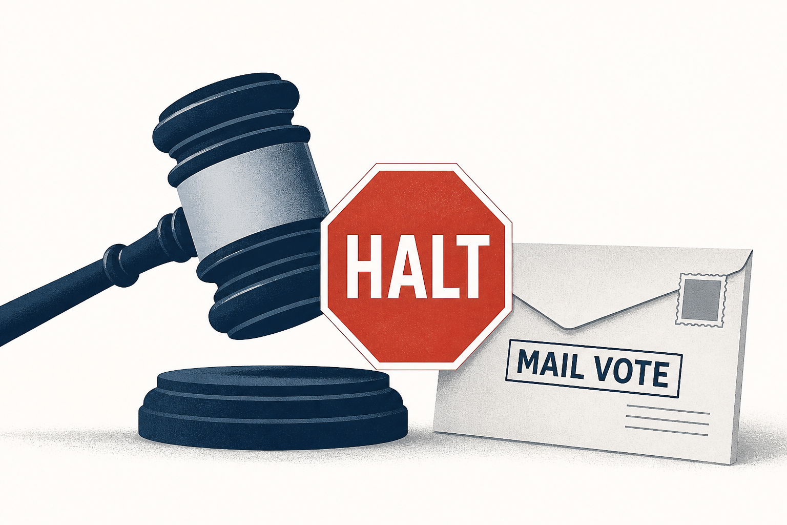 Supreme Court halts a ruling on Trump mail voting order : NPR