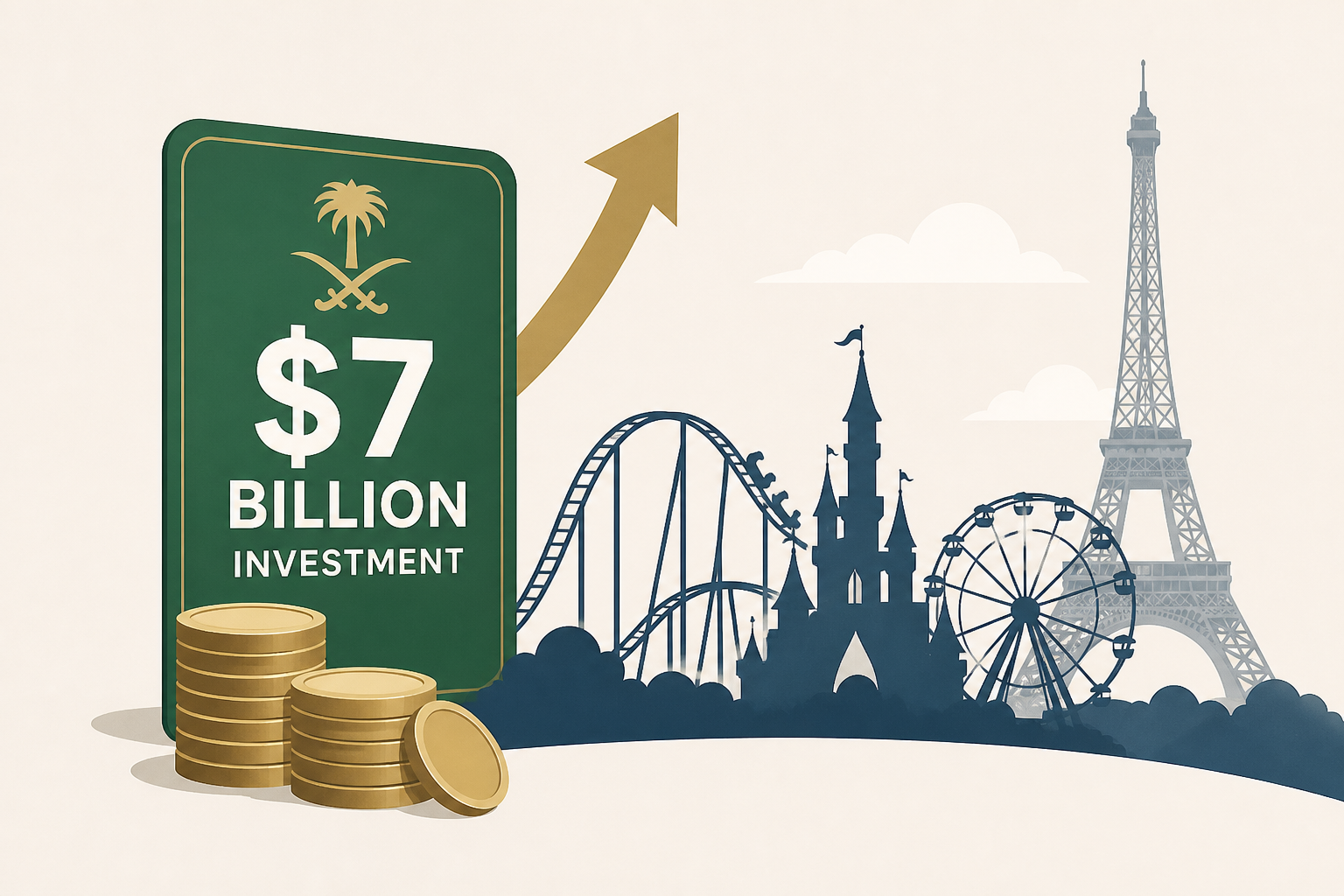 Saudi Arabia To Invest $7 Billion In Three Theme Parks Near Paris