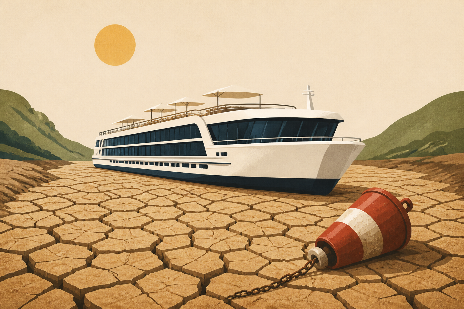 What happens when a luxe European cruise runs out of river?
