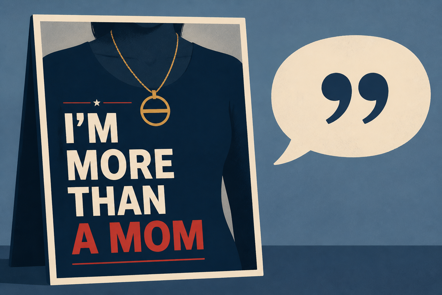 Conservative Politician Refuses To Remove Provocative Necklace From Campaign Posters: "I'm More Than A Mom"