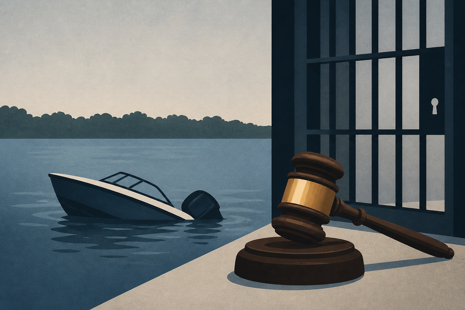 Man charged in deadly Harris Lake boat accident sentenced to a minimum of 12 years in prison