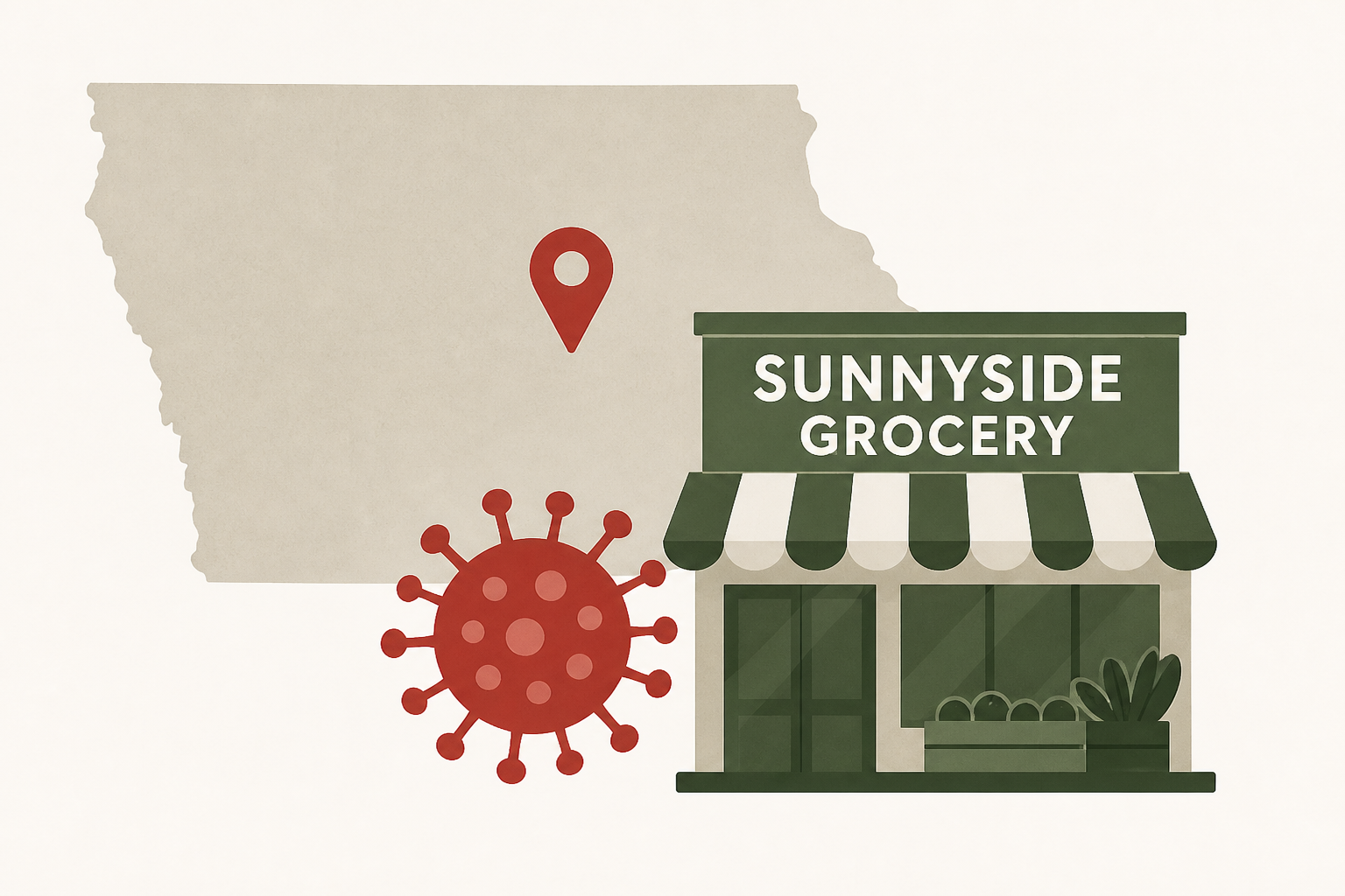Measles in Iowa: Sunnyside Grocery in Bloomfield named potential exposure location