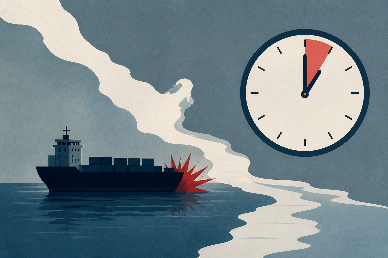 Ship Struck In Strait Of Hormuz Hours After Trump's "Economic D-Day" Campaign On Iran Unveiled