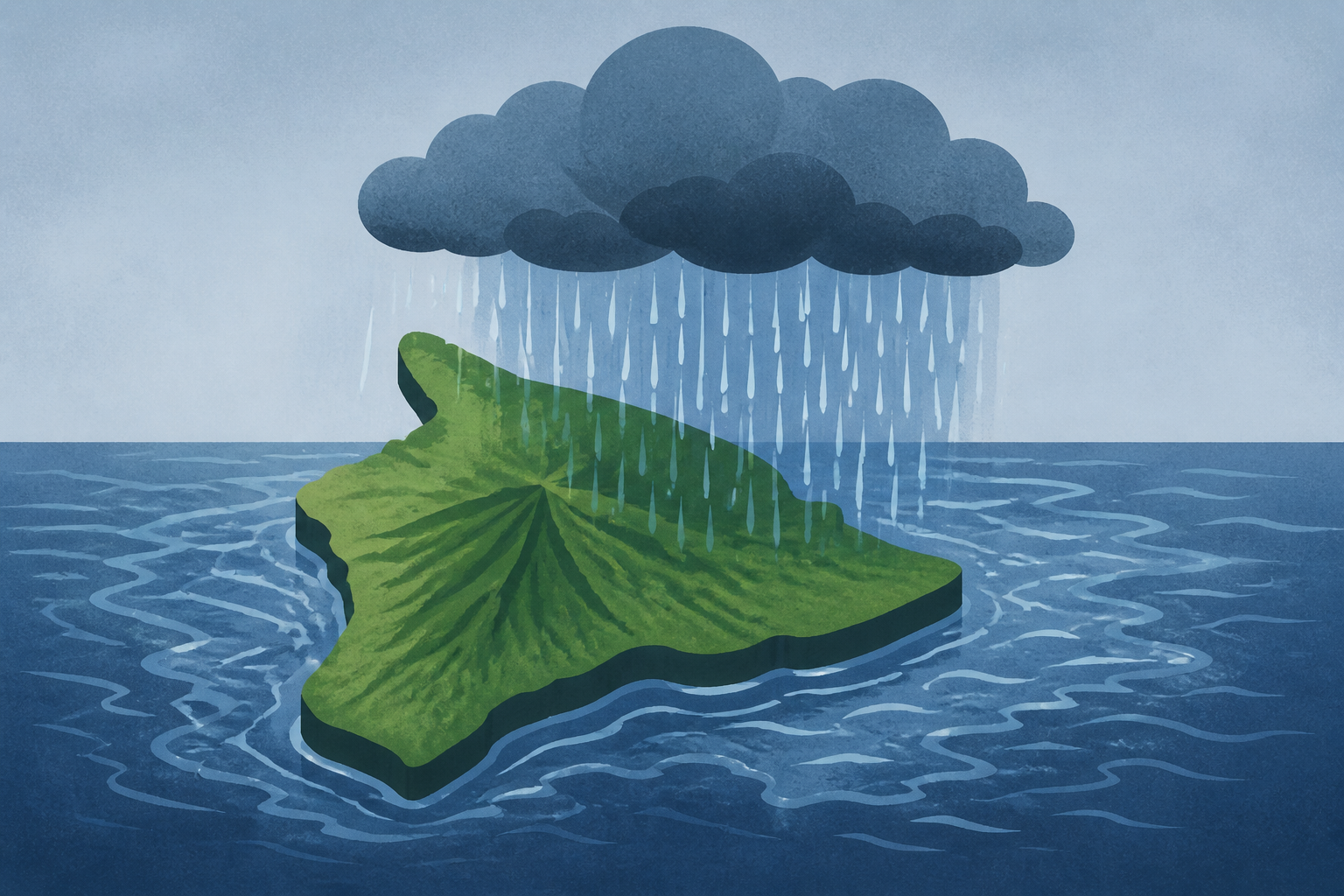 Hawaii's Big Island is facing more flooding rain, just after Lala