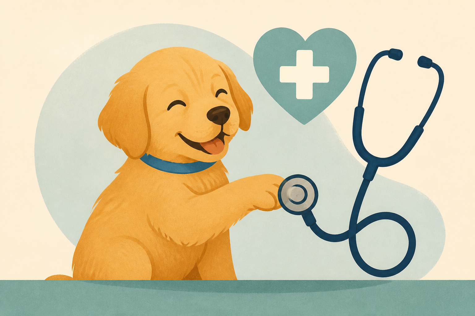 Golden Retriever Puppy’s First Vet Visit Takes an Unexpectedly Adorable Turn