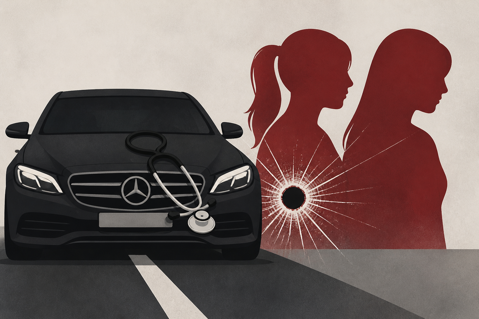 Mercedes-driving doctor accused of shooting 2 sisters in alleged road rage attack