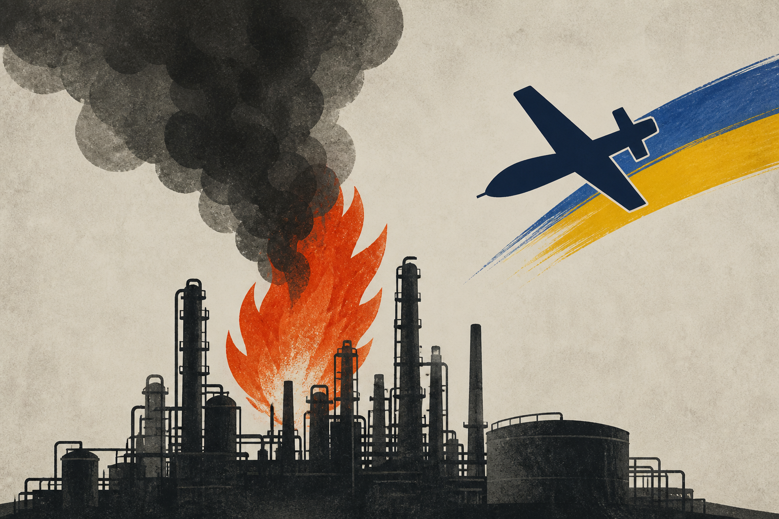 Major Russian oil refinery reportedly struck in Ukrainian attack
