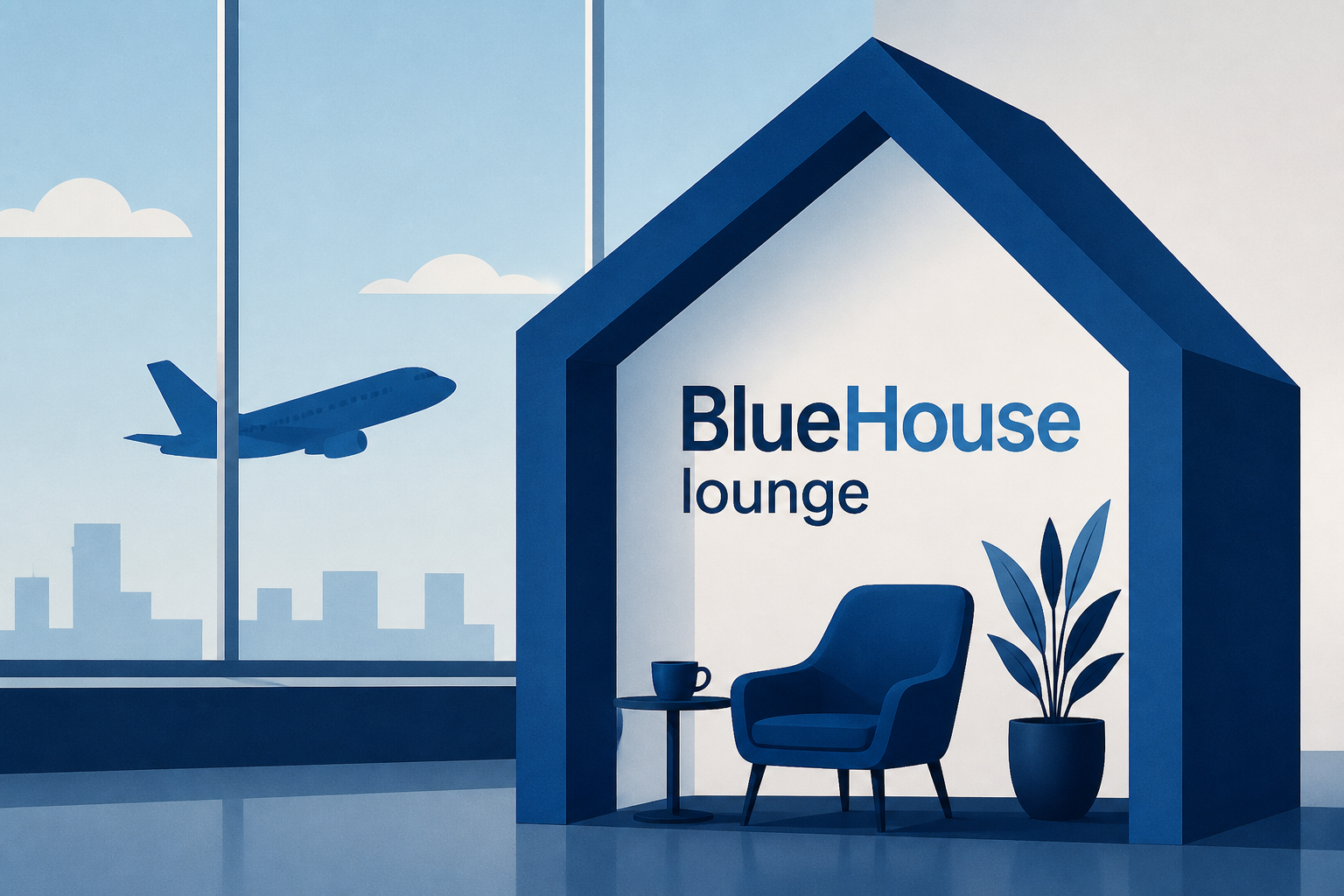 JetBlue opens new Boston BlueHouse lounge