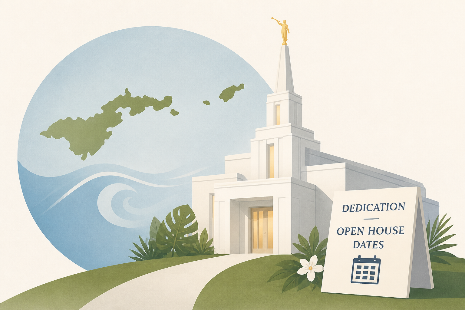 American Samoa’s first temple dedication, open house dates planned